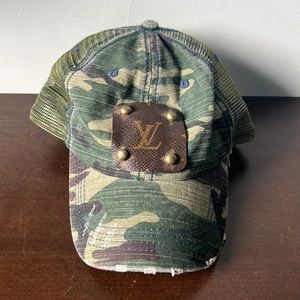 Vintage Boho LV camo hat